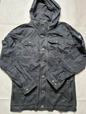 KUHL dark grey lightweight jacket size small